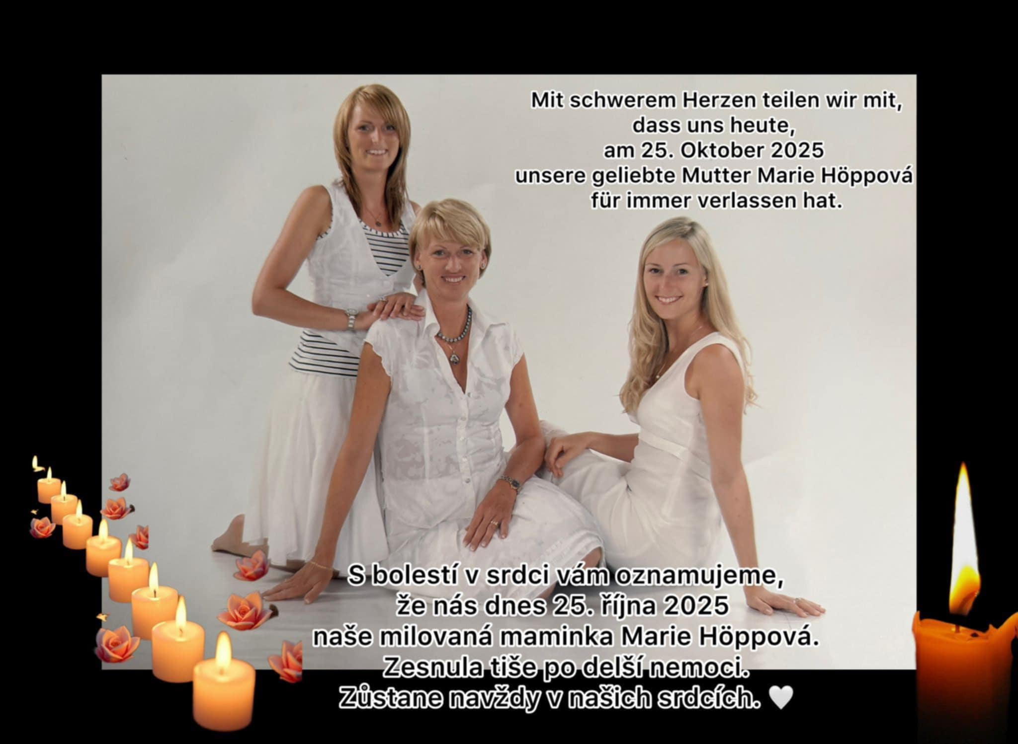kondolence Marie Hoeppová